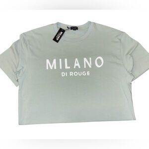 Milano Di Rouge Men's Lux Signature Tee Size M NWT